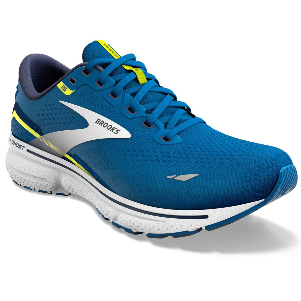 Brooks Ghost 15 Mens Blue / Lime