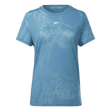Reebok Womens Burnout Tee Blue