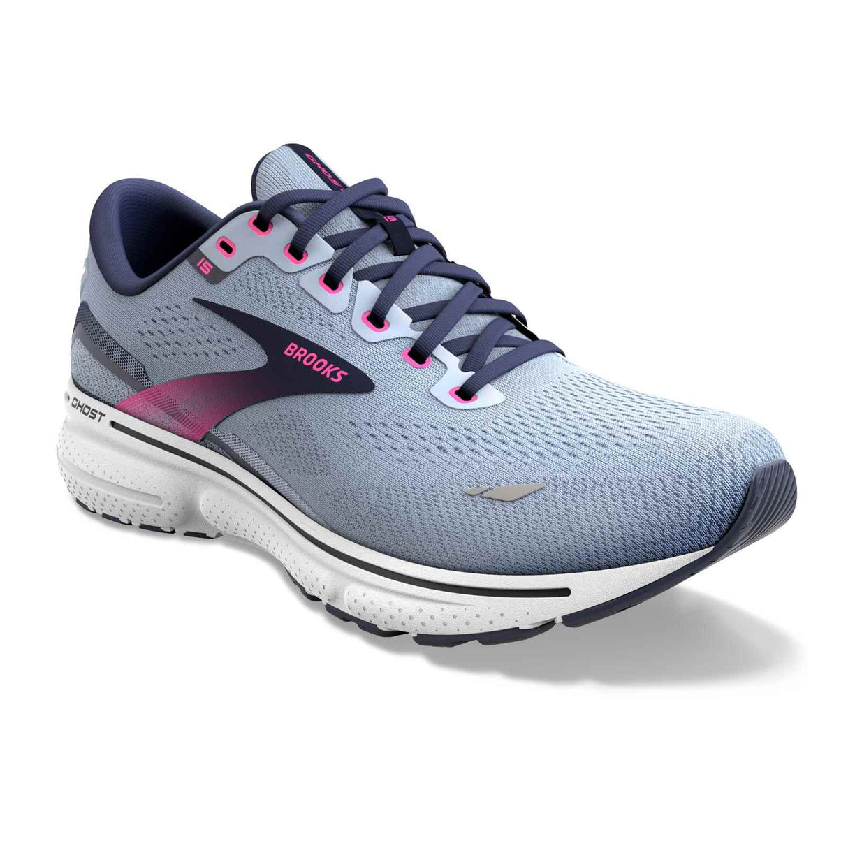 Brooks Ghost 15 Womens Blue/Pink