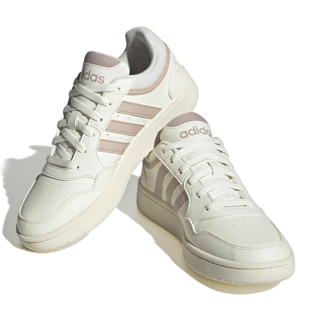 adidas Hoops 3.0 Womens White/Pink