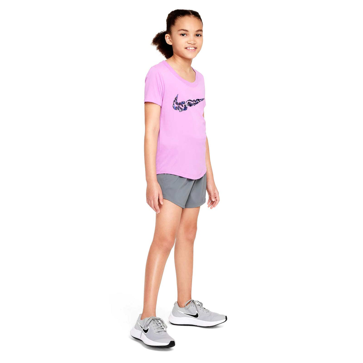 Nike Girls DF Tee Scoop SE+ Pink