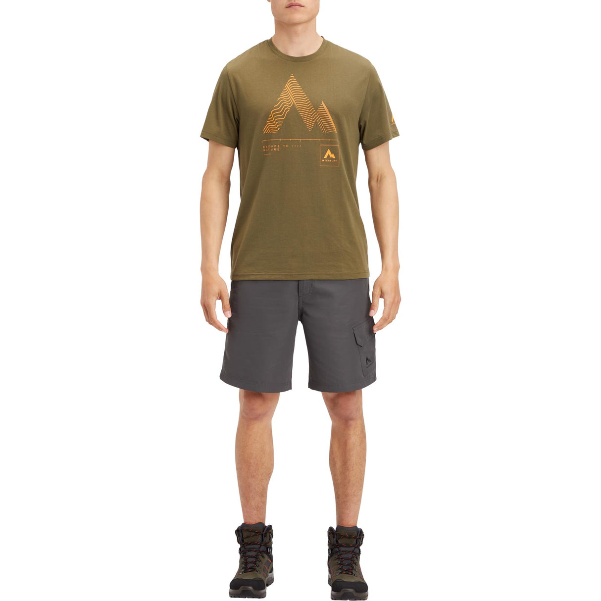 McKinley Mens Sanna Shorts Grey