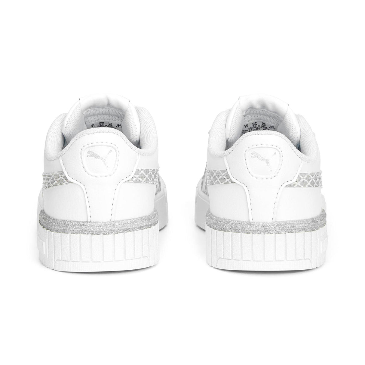 Puma Carina 2.0 Jnr Girls White/Glitter