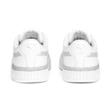 Puma Carina 2.0 Jnr Girls White/Glitter