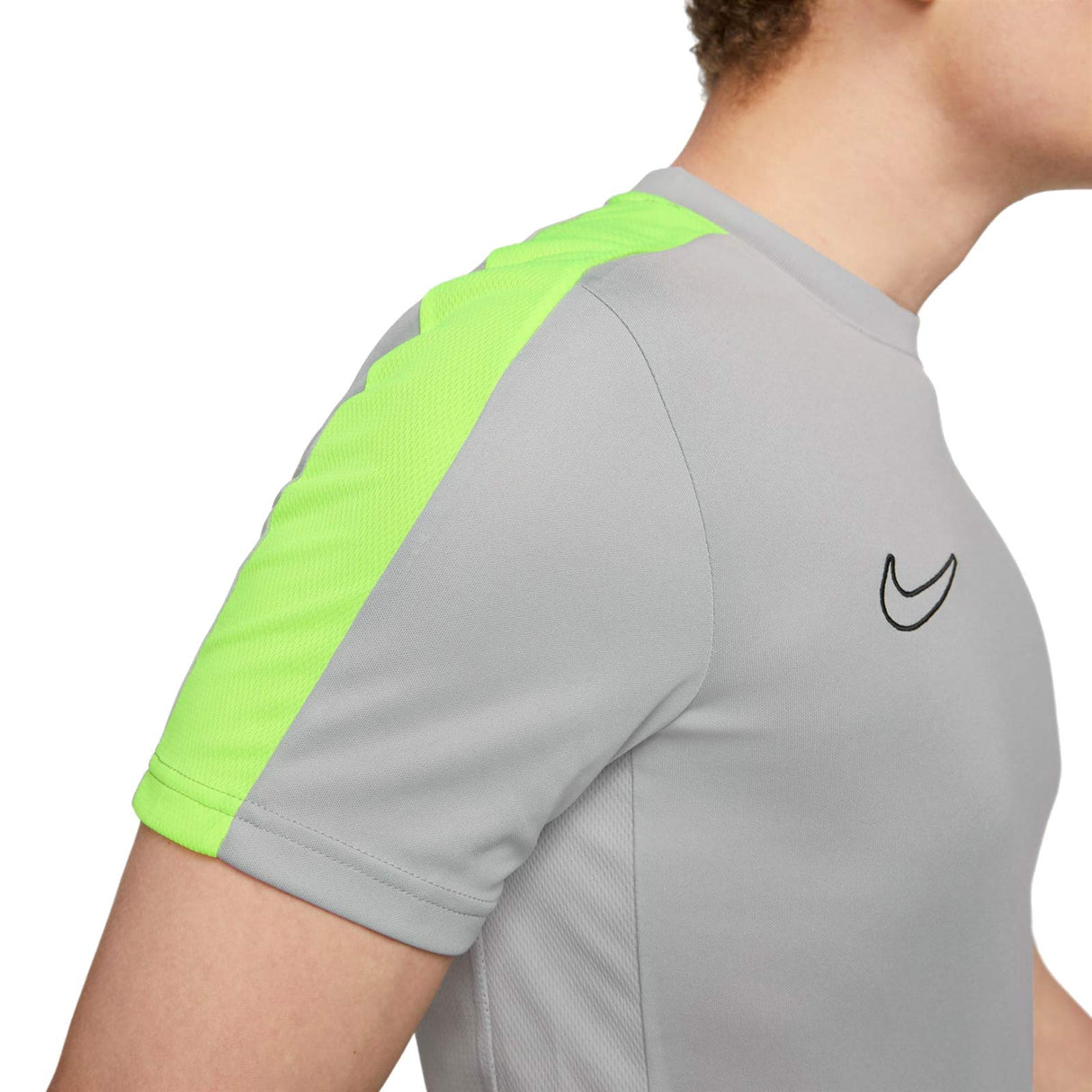 Nike Mens Dri-Fit Acad23 Top SS BR Grey