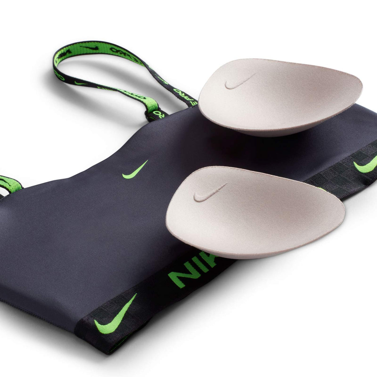 Nike Wmns DF Indy Bandeau Bra Grey