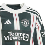 adidas Man Utd 23 Kids Away Mini Kit Grn