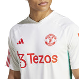 adidas Man Utd 23 Training Jersey White