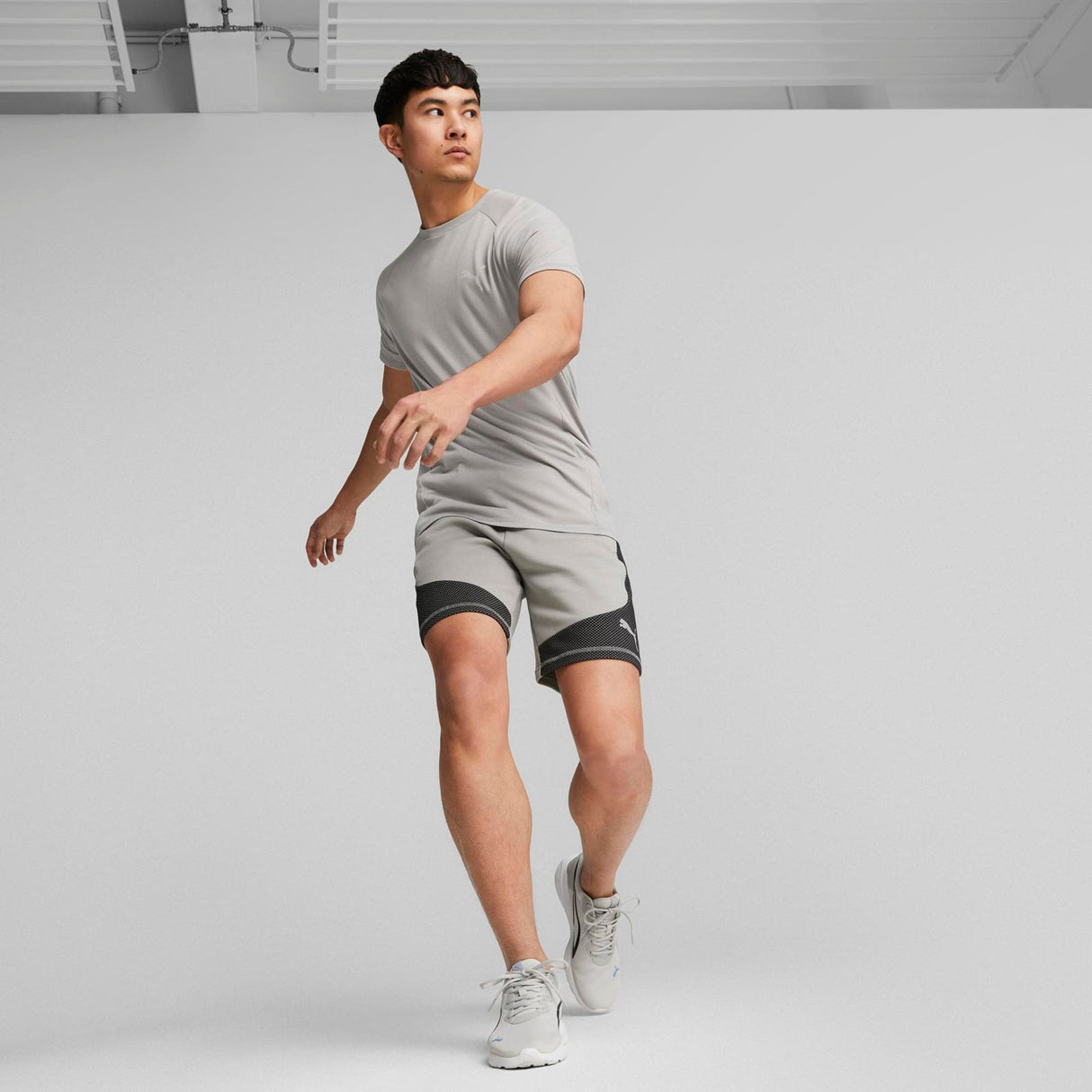 Puma Mens Evostripe Tee Grey