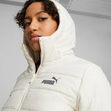 Puma Wmns ESS Hooded Padded Jacket White