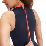 Speedo Womens Printed Hydrasuit Navy