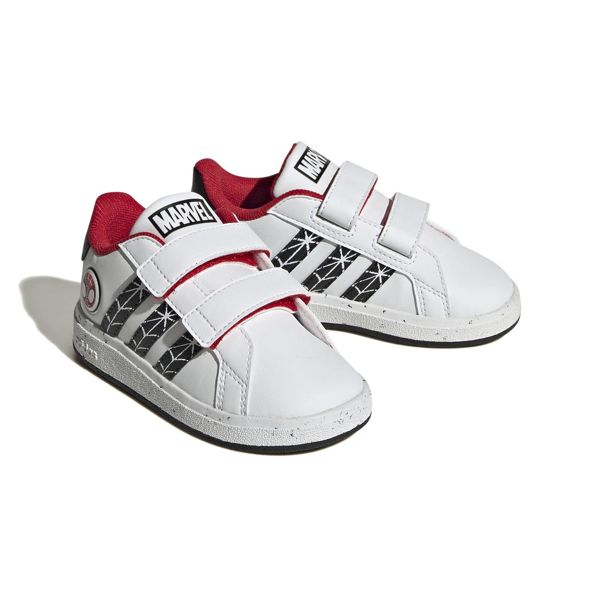 adidas Grand Court Spiderman Boys White