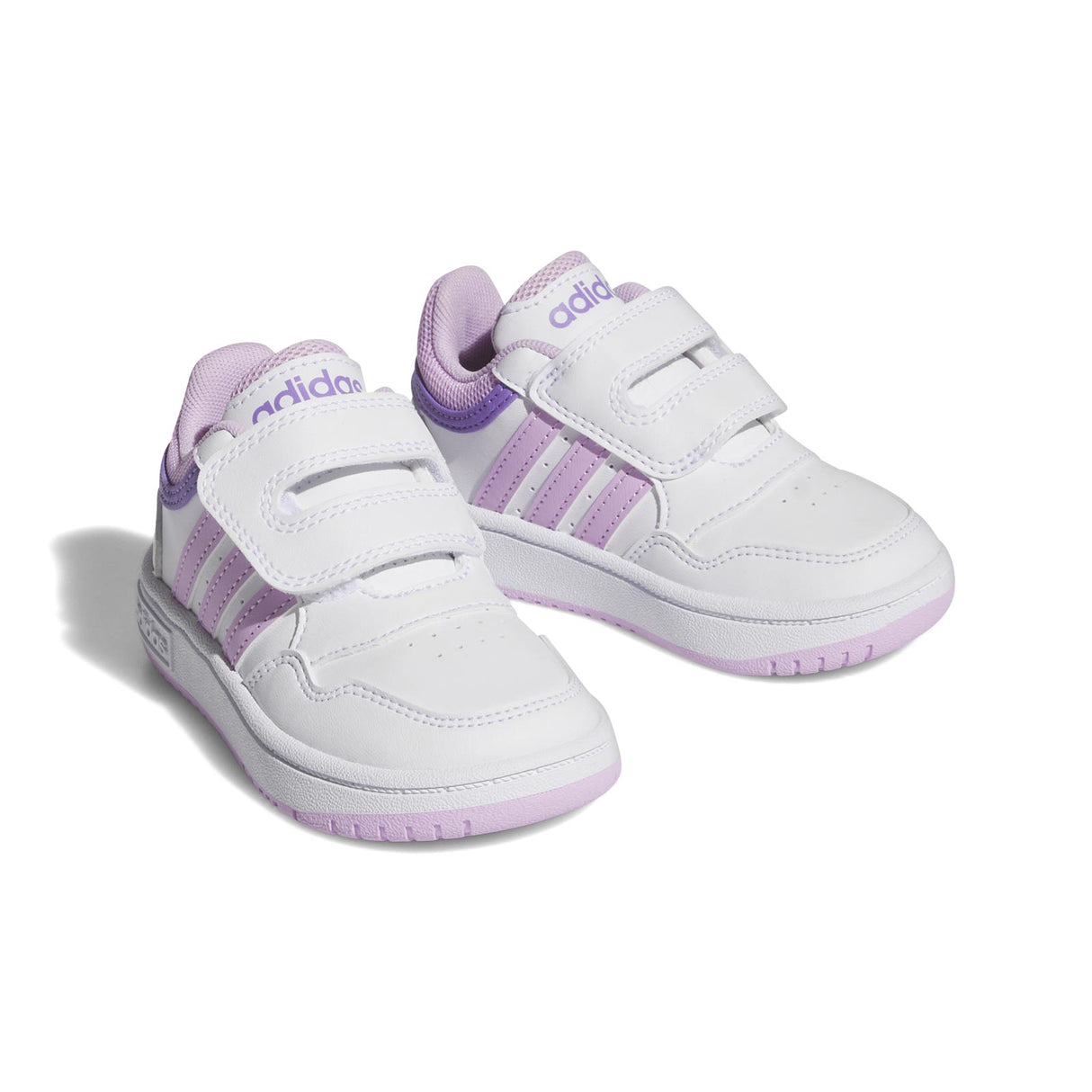 adidas Hoops 3.0 Girls White/Purple