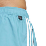 adidas Mens 3S CLX VSL Swim Shorts Green