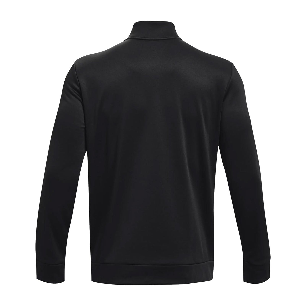 UA Mens Armour Fleece Half Zip Black