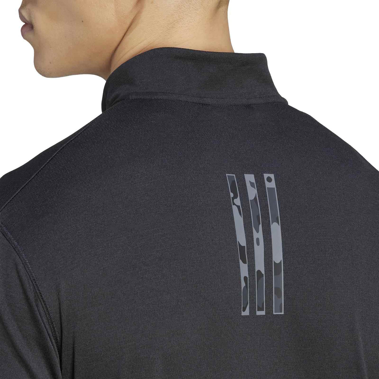 adidas Mens TR ES HZ Top Black