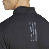adidas Mens TR ES HZ Top Black