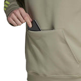 adidas Mens TI 3S Hoodie Green