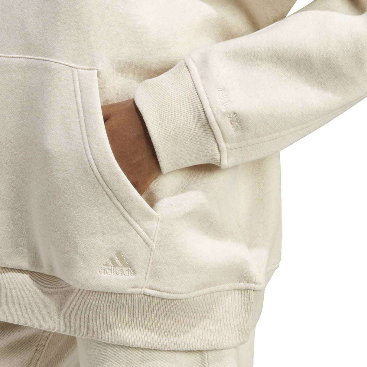 adidas Womens ALL SZN BF Hoodie Cream