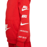 Nike Boys NSW SI BB Fleece PO Hoody Red