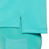 Nike Girls Dri Fit LS HZ Top Green