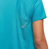 Nike Wmns NK Fast DF SS Top Green