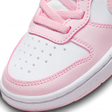 Nike Court Borough Jnr Girls White/Pink