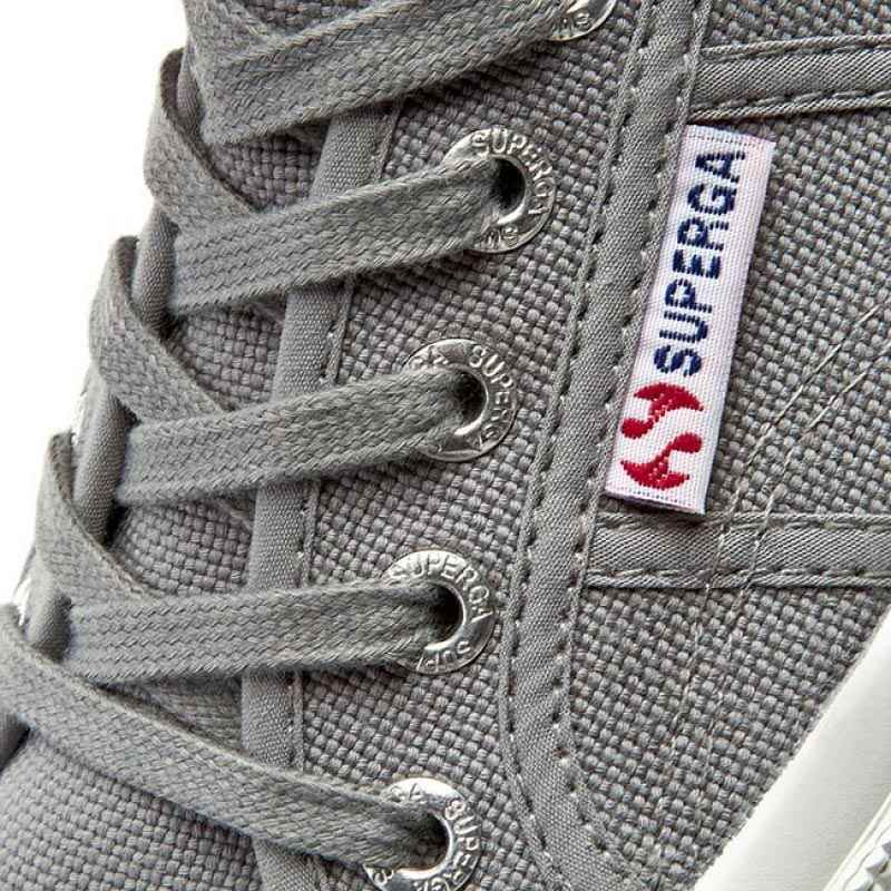 Superga Canvas Sneaker Unisex Grey/Wht
