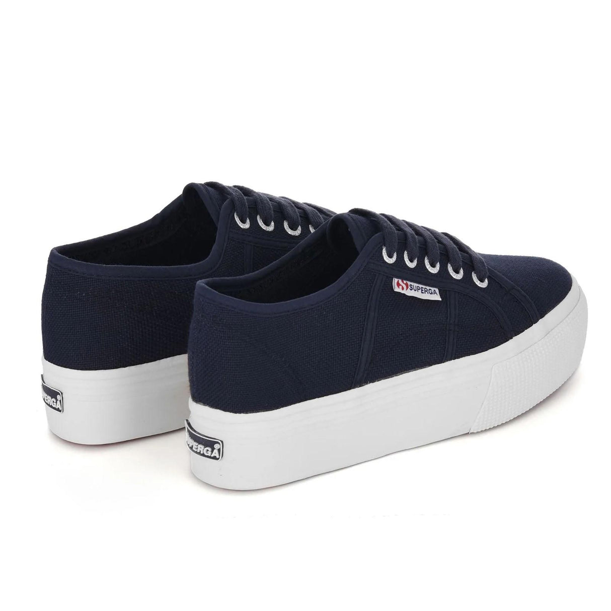 Superga Platform Canvas Sneaker Wmn Navy