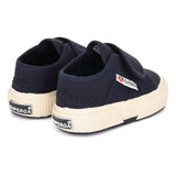 Superga Canvas Sneaker Velcro Kids Nvy
