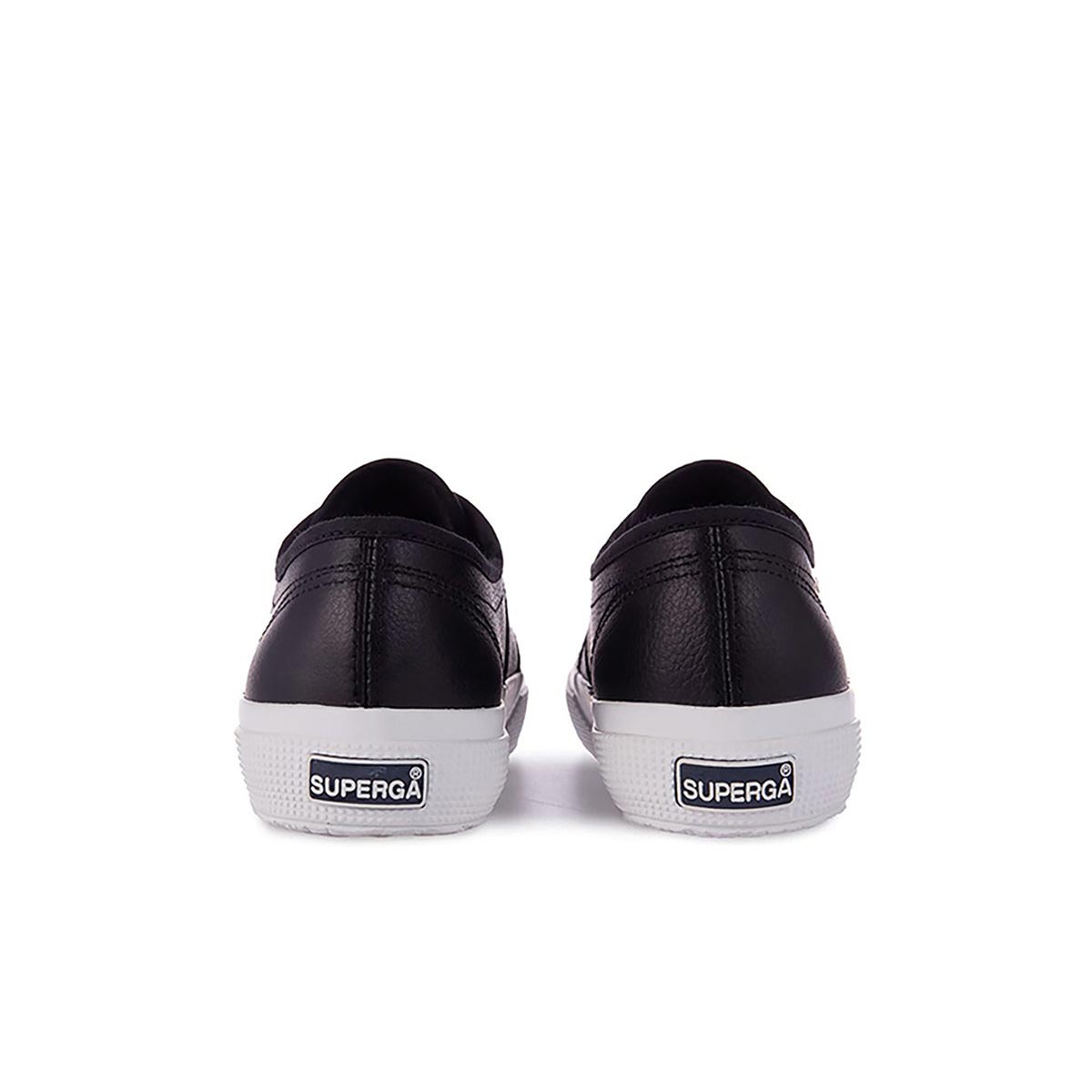 Superga Canvas Sneaker Leather Unisex Bl