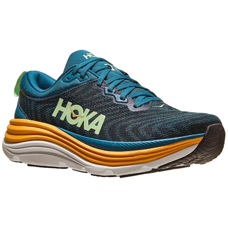 Hoka Gaviota 5 Mens Green/Orange