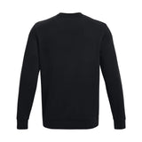 UA Mens Essential Fleece Crew Black