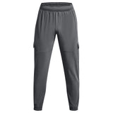 UA Mens Stretch Woven Cargo Pants Grey
