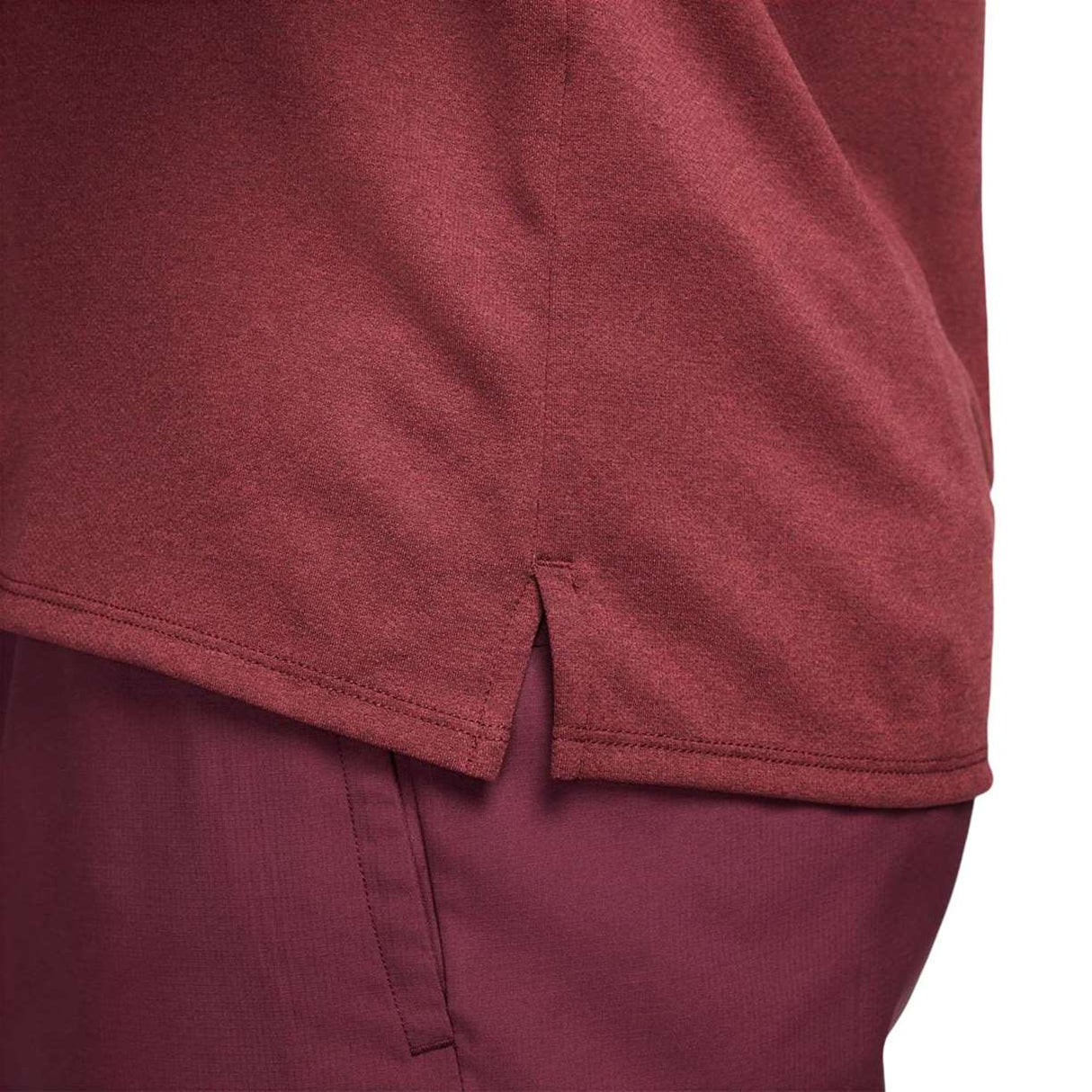 Nike Mens DF UV Miler LS Top Red