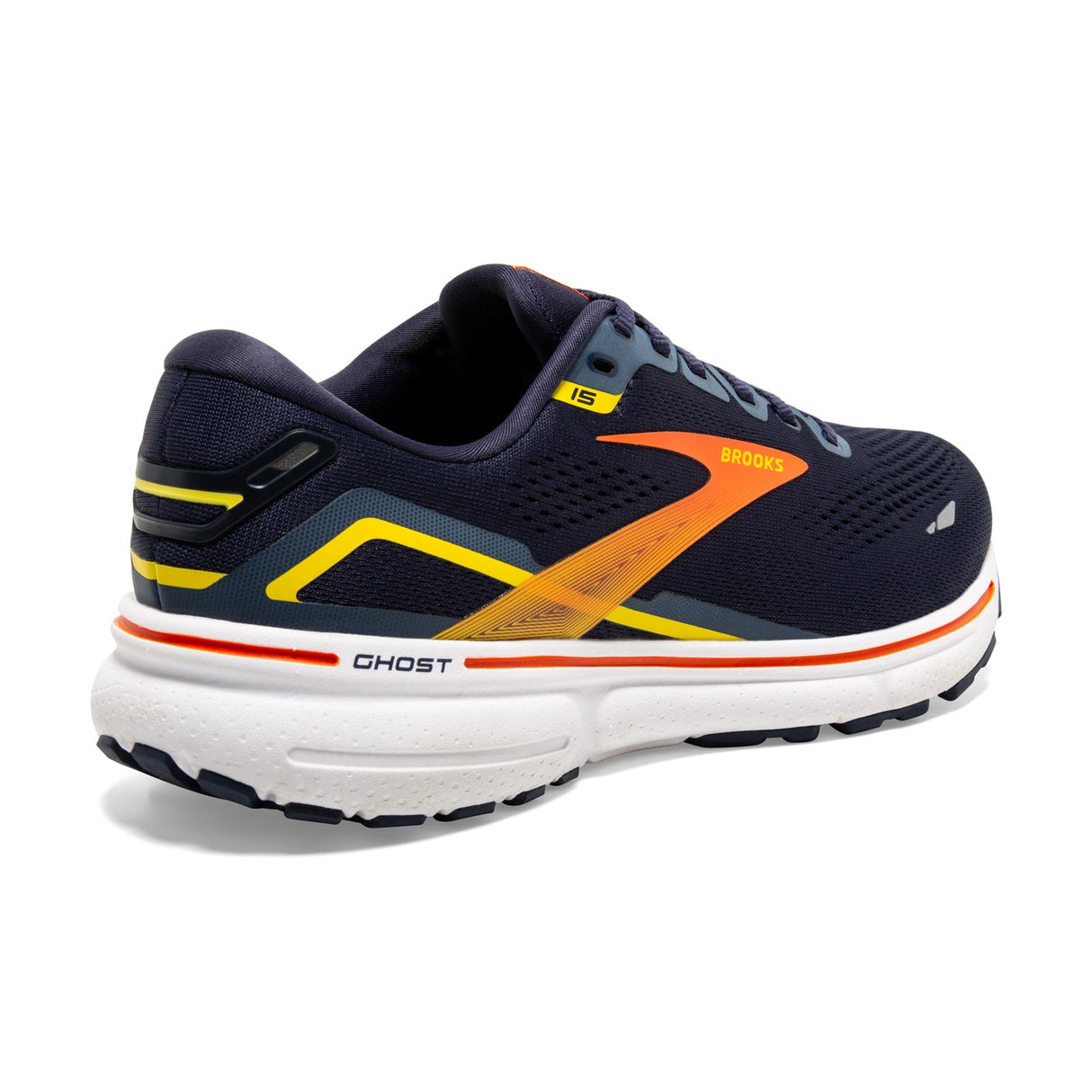 Brooks Ghost 15 Mens Navy/Orange