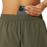 Asics Womens Icon 4in Short Green