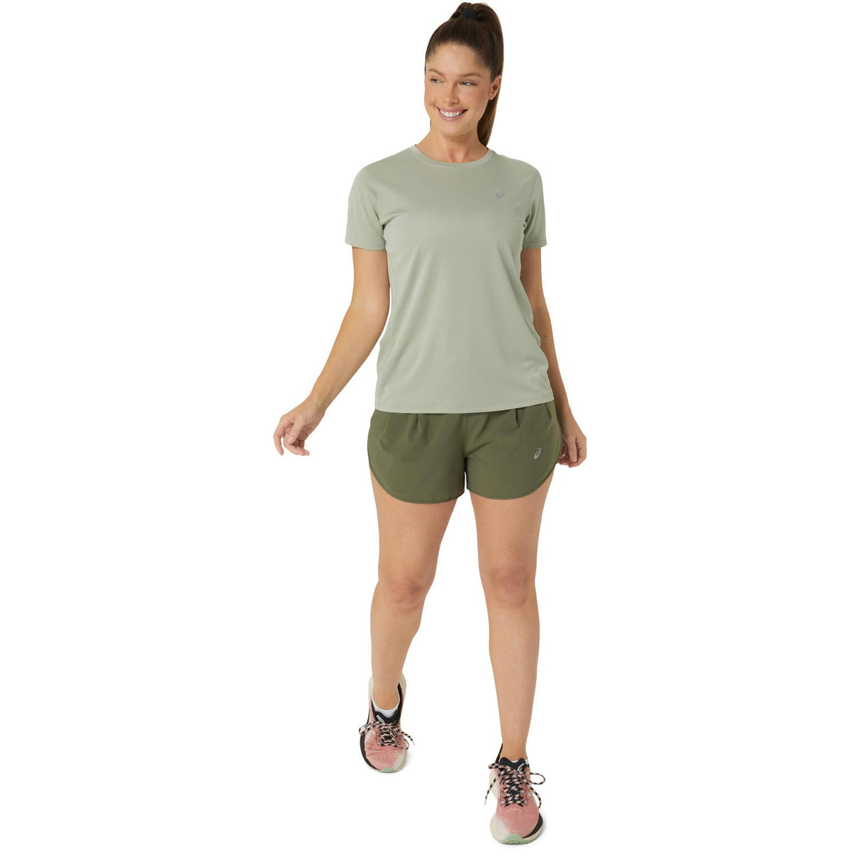 Asics Womens Core SS Top Grey