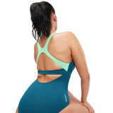 Speedo Wmn Flex Band Swimsuit Bra Grn