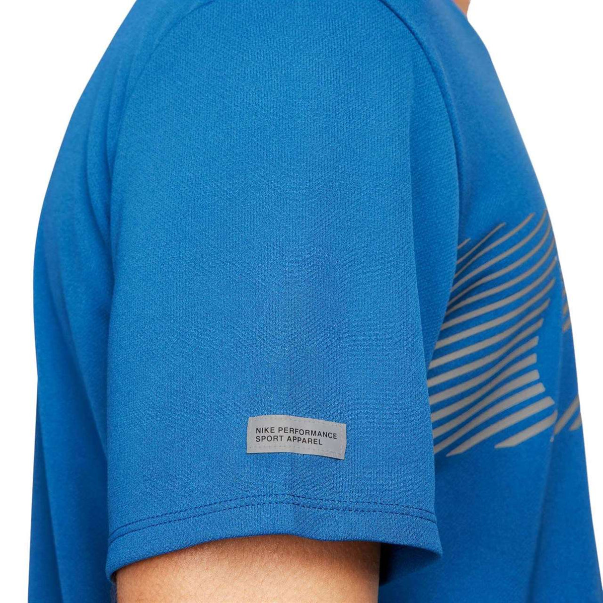 NIKE MENS FLASH MILER TOP BLUE
