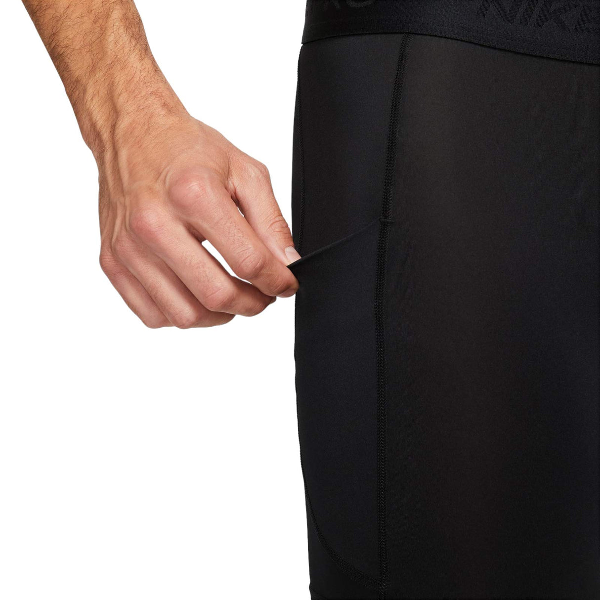 NIKE MENS NP DF SHORT BLACK