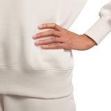 Nike Wmns NSW PHNX FLC OS Logo Crew Brwn