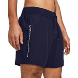 UA Mens Woven Wdmk Shorts Navy
