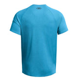 UA Mens Tech Textured SS Blue