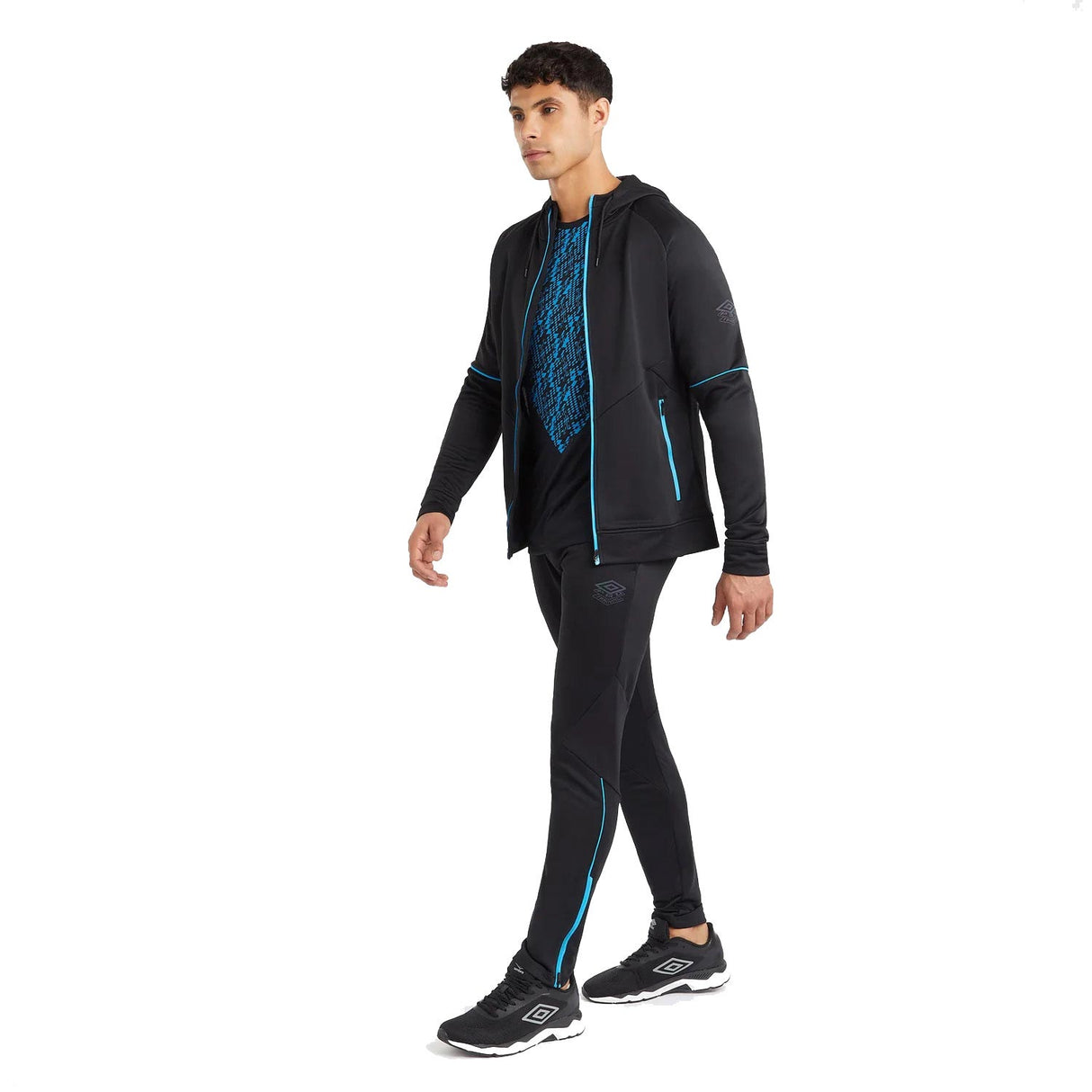 UMBRO PRO TRAINING FZ HOODIE 23 BLACK