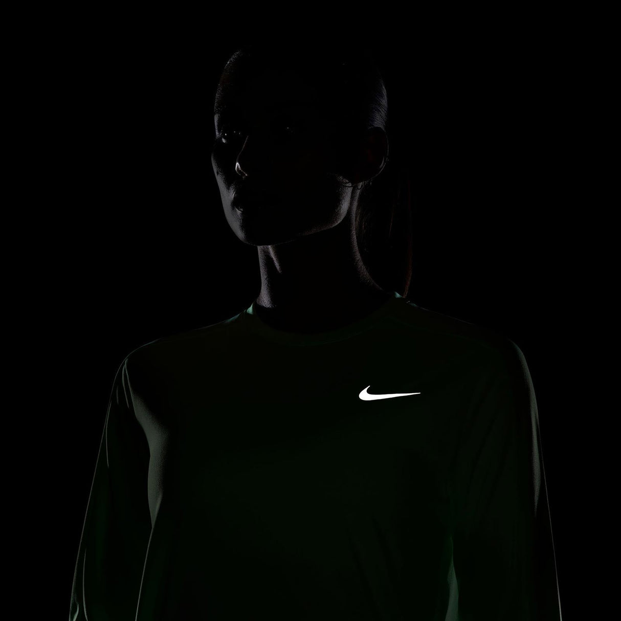 Nike Wmns DF Pacer LS Top Green