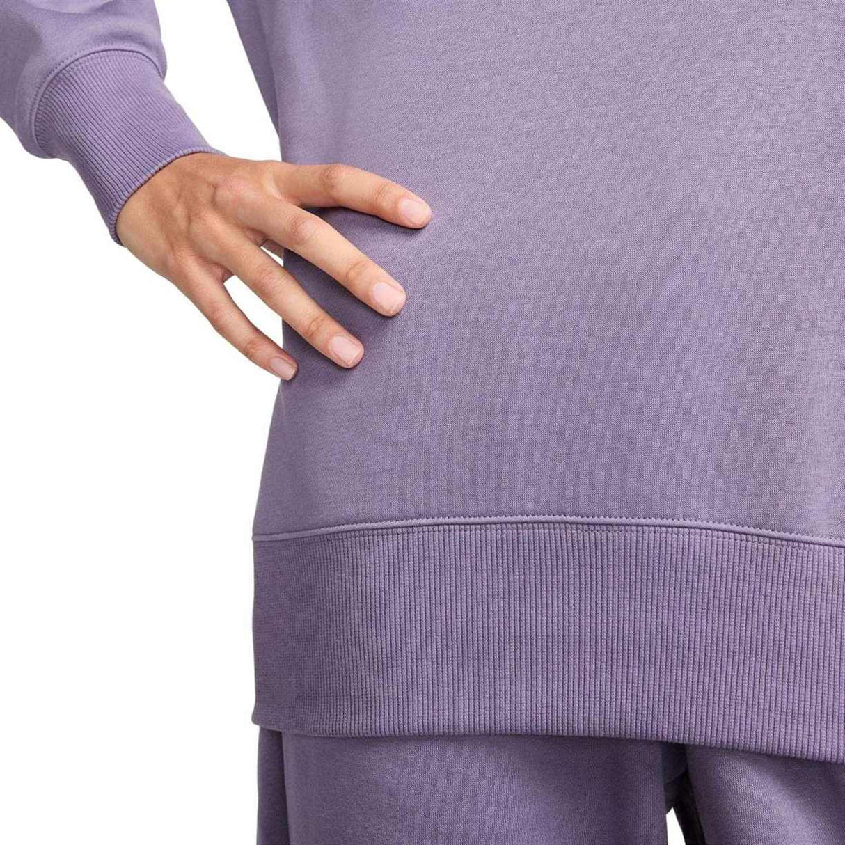 Nike Wmns NSW PHNX FLC OS Crew Purple