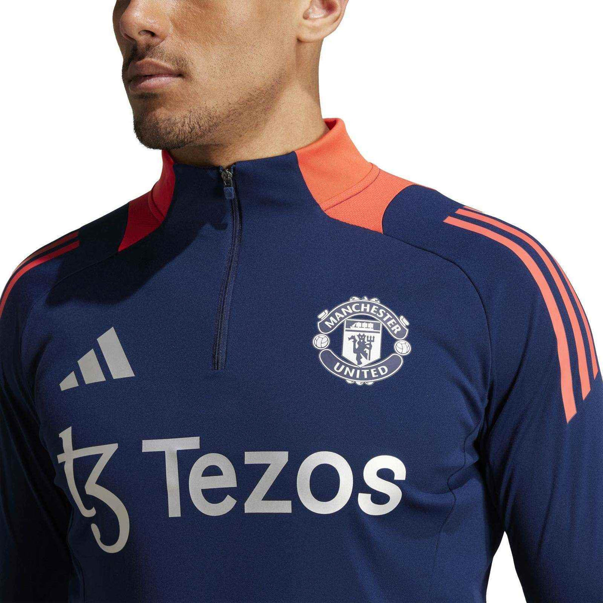 adidas Man Utd 24 Train Top Navy