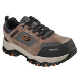 Skechers Mens Work Greetah Comp Toe Brwn
