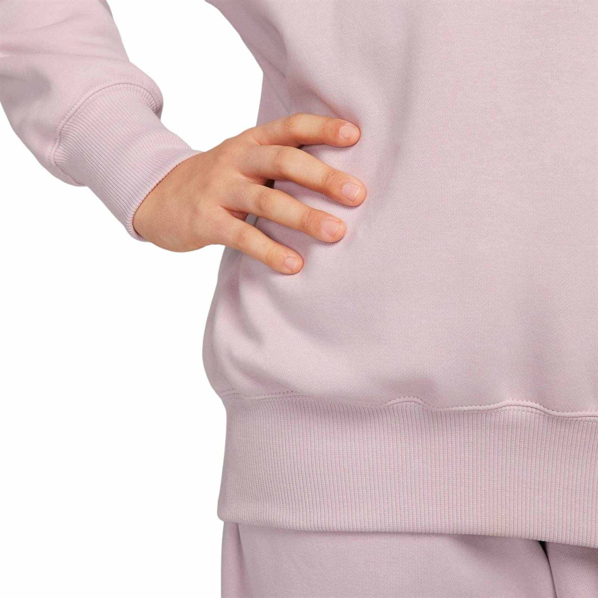 Nike W NSW PHNX FLC OS Logo Crew Pink